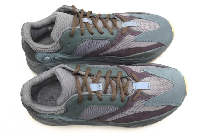 ○イージー YEEZY ADIDAS ORIGINALS アディダスオリジナルス 牛革 ローカットスニーカー FW2499 YEEZY BOOST 700 イージー ブース 中古