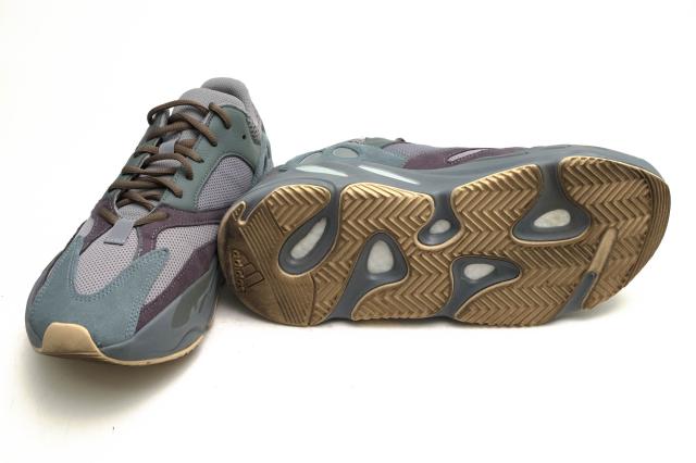 ○イージー YEEZY ADIDAS ORIGINALS アディダスオリジナルス 牛革 ローカットスニーカー FW2499 YEEZY BOOST 700 イージー ブース 中古