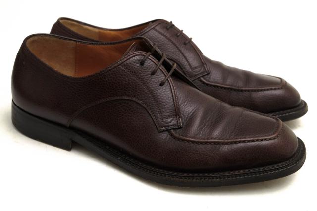○フェラガモ Salvatore Ferragamo 牛革 カーフ ビジネスシューズ レザーソール Uチップ メンズ 【中古】 中古_1