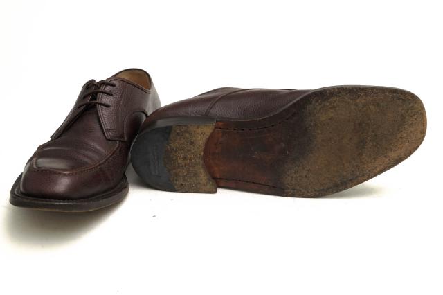 ○フェラガモ Salvatore Ferragamo 牛革 カーフ ビジネスシューズ レザーソール Uチップ メンズ 【中古】 中古_6