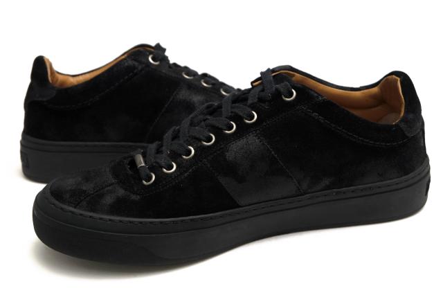 ○ジミーチュウ Jimmy Choo 牛革 ローカットスニーカー 112 PORTMAN オイルコーティング加工 ヴィンテージ加工 メンズ 【中古】 中古_2