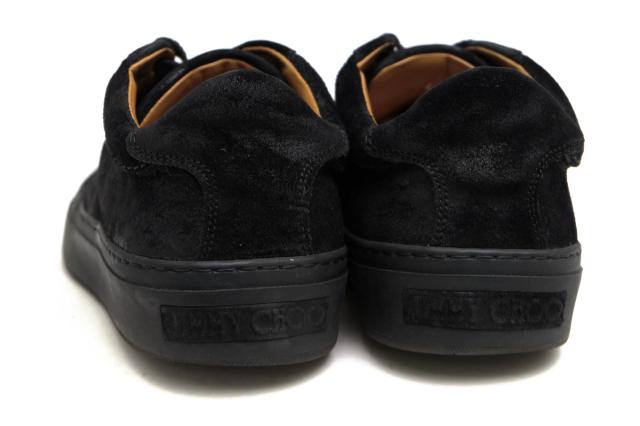 ○ジミーチュウ Jimmy Choo 牛革 ローカットスニーカー 112 PORTMAN オイルコーティング加工 ヴィンテージ加工 メンズ 【中古】 中古_3