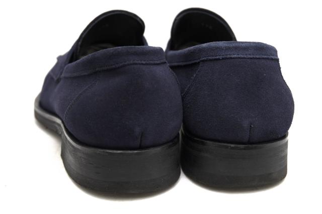 ○ユニオン・ロイヤル Union Royal Trading Post トレーディングポスト別注 Super Buck Suede 牛革 ROYAL BLUE コインローファー T 中古