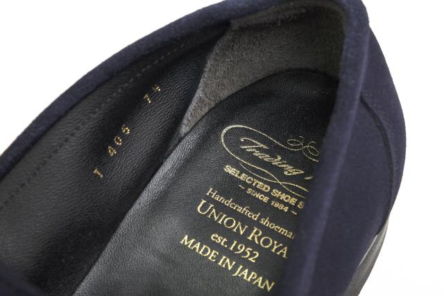 ○ユニオン・ロイヤル Union Royal Trading Post トレーディングポスト別注 Super Buck Suede 牛革 ROYAL BLUE コインローファー T 中古