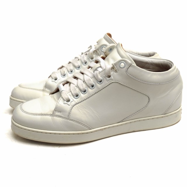 ○ジミーチュウ Jimmy Choo 牛革 カーフ ハイカットスニーカー Miami Trainers マイアミ レディース 【中古】 中古