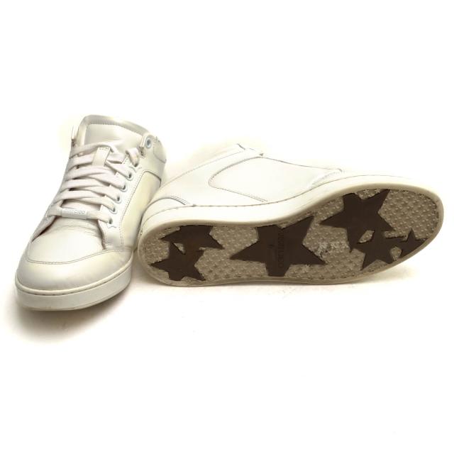 ○ジミーチュウ Jimmy Choo 牛革 カーフ ハイカットスニーカー Miami