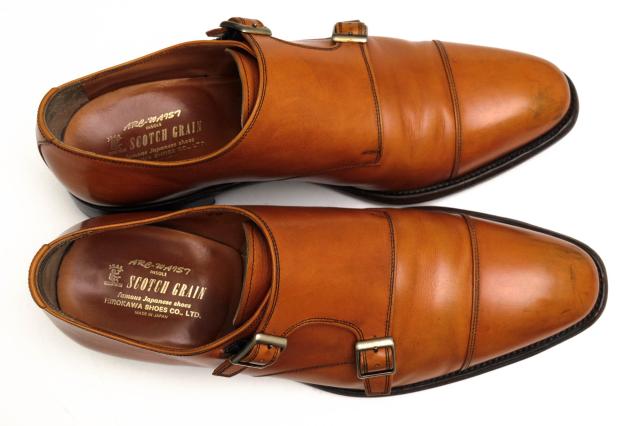 スコッチグレイン SCOTCH GRAIN ダブルモンク ストレートチップ