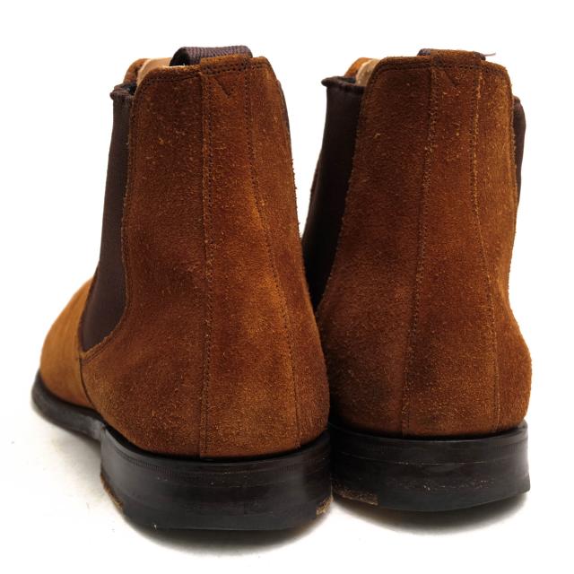 ○ロイドフットウェア Lloyd Footwear 牛革 サイドゴアブーツ プレーントゥ レザーソール グッドイヤーウェルト製法 メンズ 【中古 中古 ○ロイドフットウェア Lloyd Footwear 牛革 サイドゴアブーツ プレーン