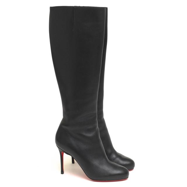 ○クリスチャン ルブタン Christian Louboutin 牛革 カーフ ロングブーツ ハイヒール レディース 【中古】 中古_1
