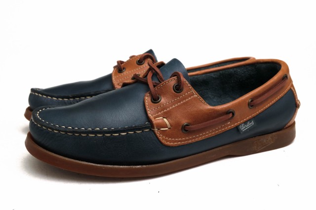 ○パラブーツ Paraboot リスレザー 牛革 デッキシューズ BARTH バース デッキシューズ専用ソール「MARINE」 モカシン スリッポン   中古の通販は
