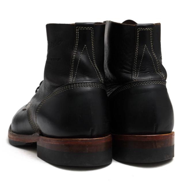 ○ダナー Danner ホーウィン社 フルグレインレザー 牛革 ワークブーツ D-1803 OCONTO オカント Vibramソール プレーントゥ ステッ  中古の通販は