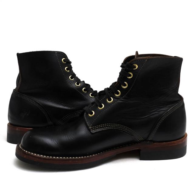 ○ダナー Danner ホーウィン社 フルグレインレザー 牛革 ワークブーツ D-1803 OCONTO オカント Vibramソール プレーントゥ ステッ  中古の通販は