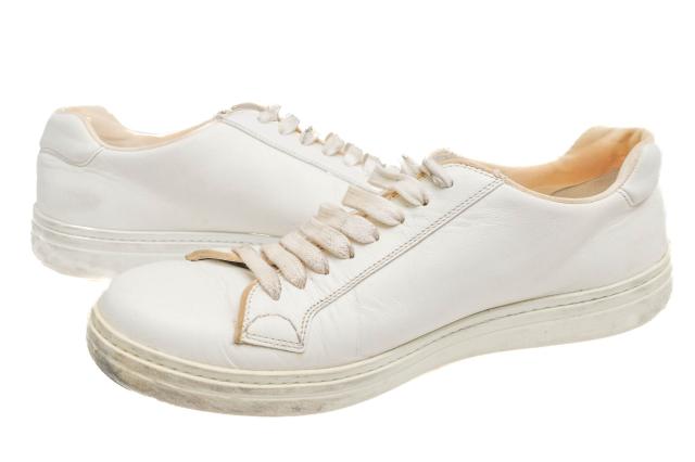 ○チャーチ Church's 牛革 カーフ ローカットスニーカー MIRFIELD プレーントゥ メンズ 【中古】 中古