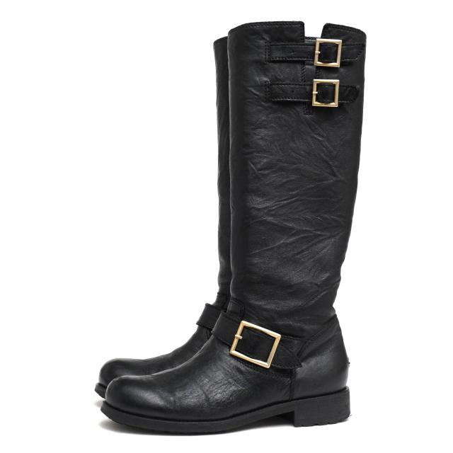 ジミーチュウJIMMY CHOO バイカーブーツ- （JIMMY CHOO(ジミー
