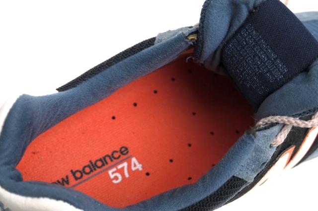 ○ニューバランス NEW BALANCE Connoisseur Painters ローカットスニーカー US574BL ENCAPソール メンズ 【中古】 中古 ローカット