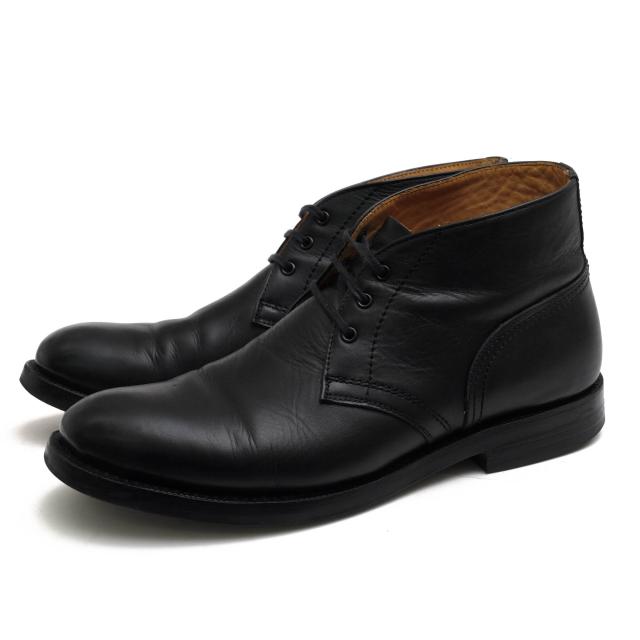 ○ペグマン PEGMAN MARGARET HOWELL マーガレットハウエル別注 牛革 チャッカブーツ LT018 プレーントゥ メンズ 【中古】 中古