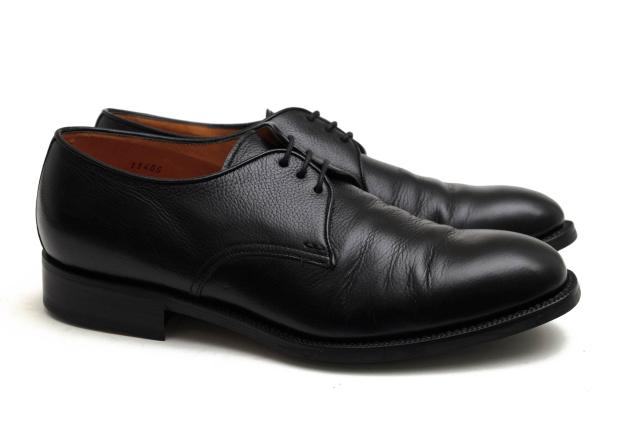 ○ヤンコ YANKO 牛革 カーフ ビジネスシューズ 11405 オックスフォードシューズ プレーントゥ グッドイヤーウェルト製法 メンズ 【 中古の通販は