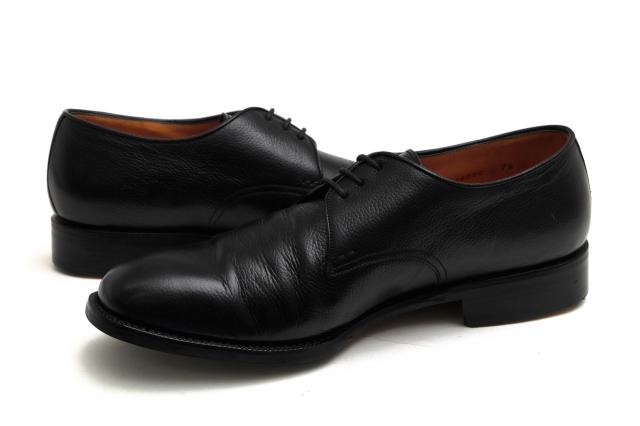 ○ヤンコ YANKO 牛革 カーフ ビジネスシューズ 11405 オックスフォードシューズ プレーントゥ グッドイヤーウェルト製法 メンズ 【 中古の通販は
