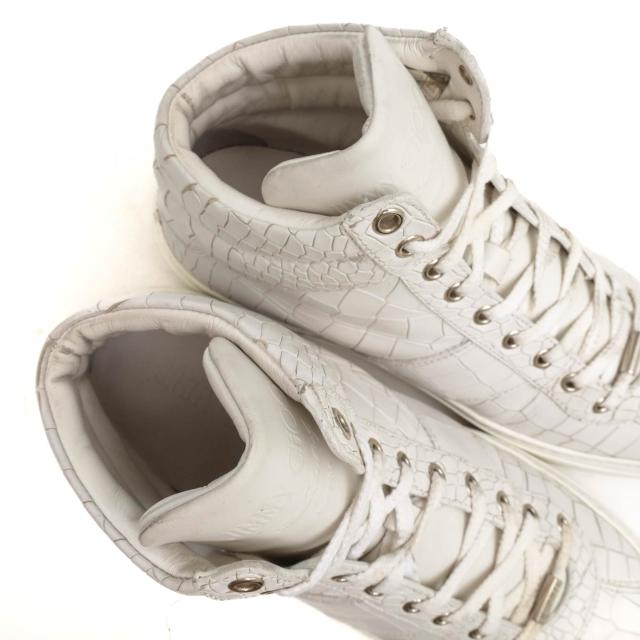 ○ジミーチュウ Jimmy Choo 牛革 ハイカットスニーカー BELGRAVIA 定番