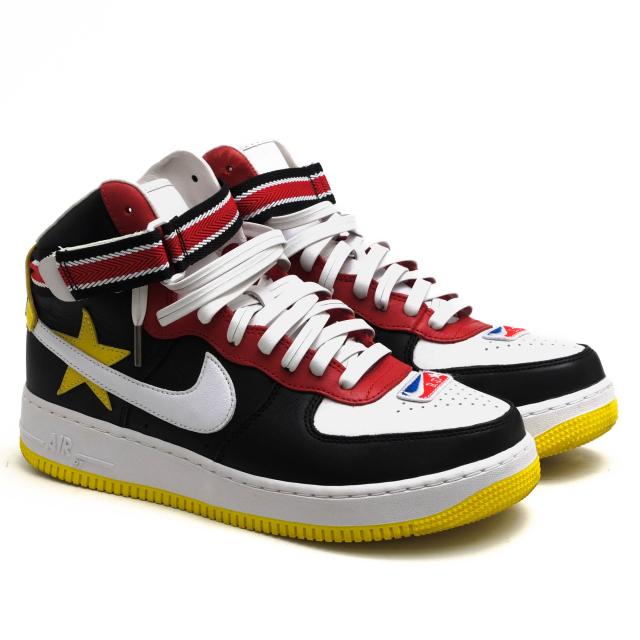 ○ナイキ NIKE リカルドティッシ RICCARDO TISCI ハイカットスニーカー AQ3366-600 AIR FORCE 1 HI/RT エアフォース1 リカルド・テ 中古_1