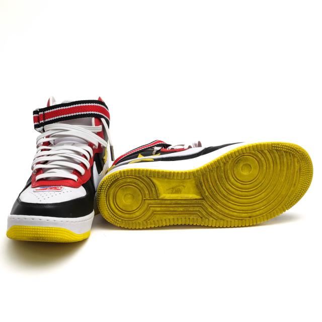 ○ナイキ NIKE リカルドティッシ RICCARDO TISCI ハイカットスニーカー AQ3366-600 AIR FORCE 1 HI/RT エアフォース1 リカルド・テ 中古_6