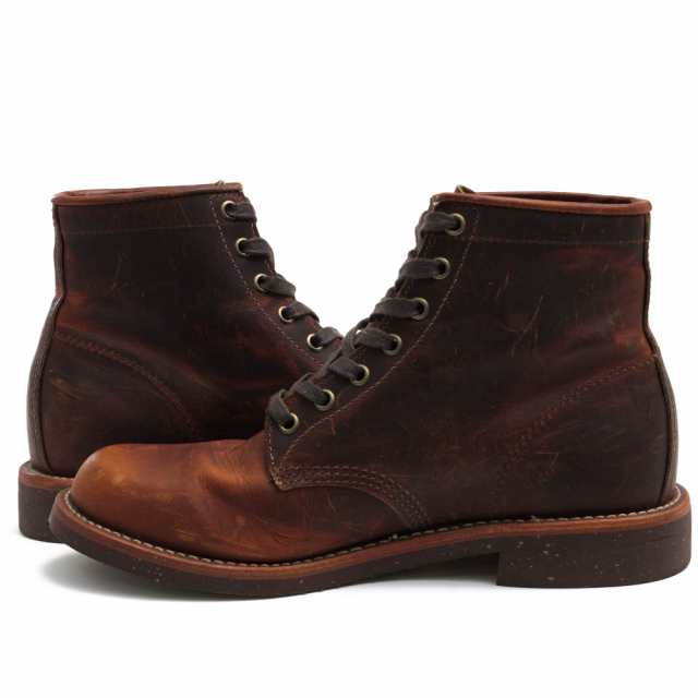 ○チペワ CHIPPEWA フルグレインオイルドレザー 牛革 ワークブーツ