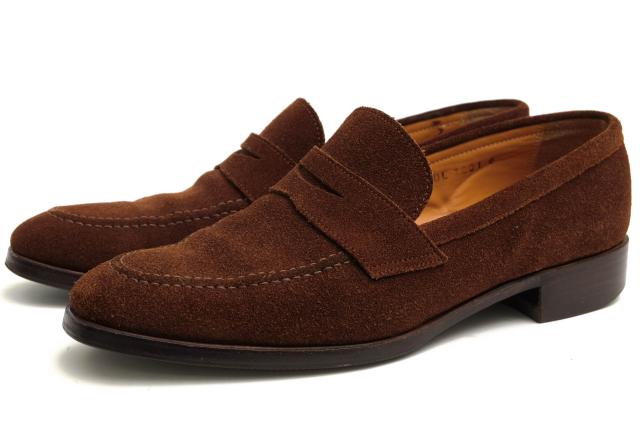 ○ユナイテッドアローズ UNITED ARROWS 牛革 ローファー UL1001 スリッポン メンズ 【中古】 中古