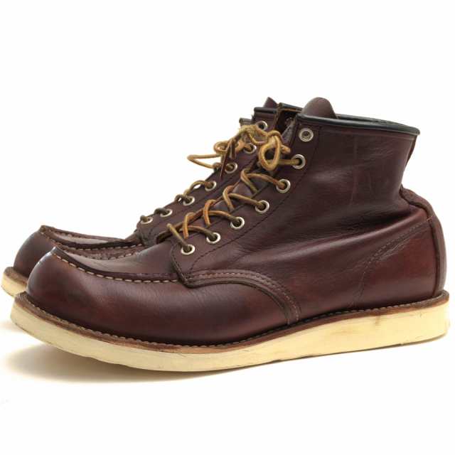 ○レッドウィング RED WING BRIAR OIL SLICK LEATHER ブリリアオイルスリックレザー 牛革 ワークブーツ 8138 6inch CLASSIC MOC TO 中古