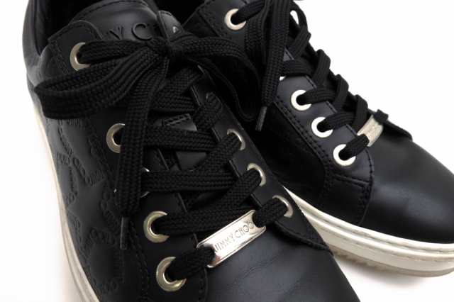 ○ジミーチュウ Jimmy Choo 牛革 カーフ ローカットスニーカー