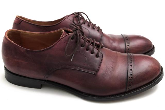 ○ポールスミス Paul Smith 牛革 カーフ ビジネスシューズ キャップトゥ レザーソール メンズ 【中古】 中古_1