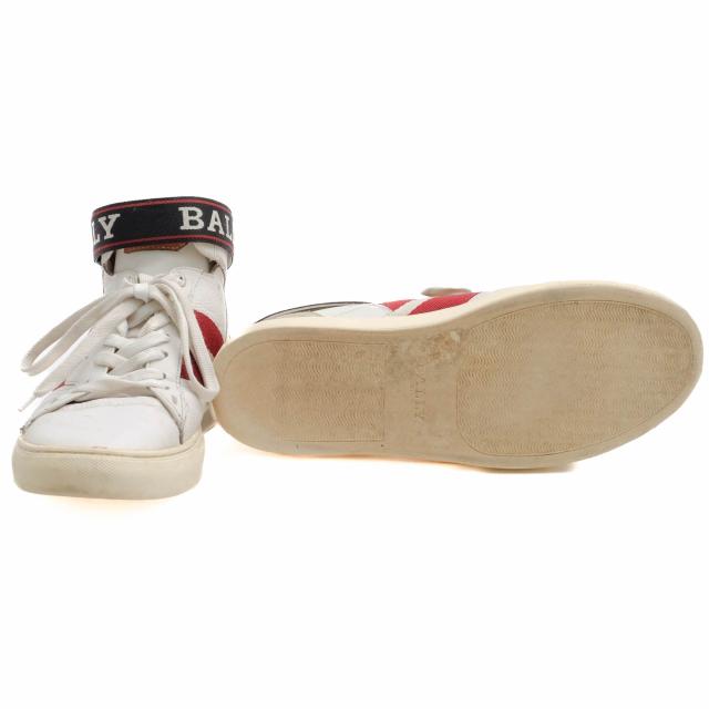 ○バリー BALLY 牛革 カーフ ハイカットスニーカー HEROS メンズ 【中古】 中古 ○バリー BALLY 牛革 カーフ ハイカットスニーカー HEROS メンズ