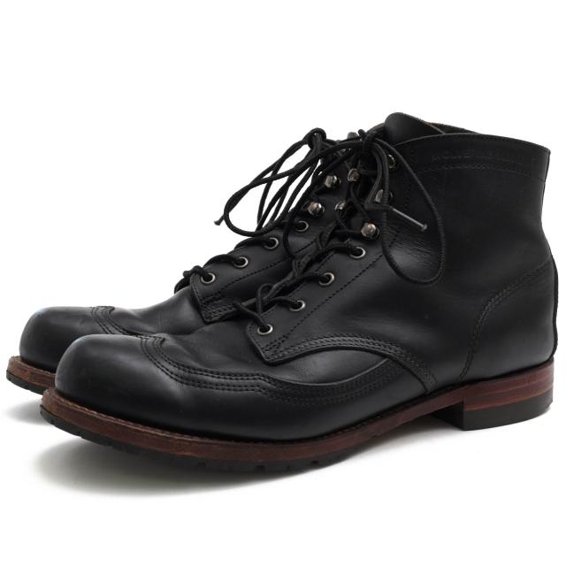○ウルヴァリン WOLVERINE 米国ホーウィン社クロムエクセル 牛革 ワークブーツ W05344 ADDISON 1000 MILE WINGTIP BOOT 1000マイル 中古の通販は 31,692円