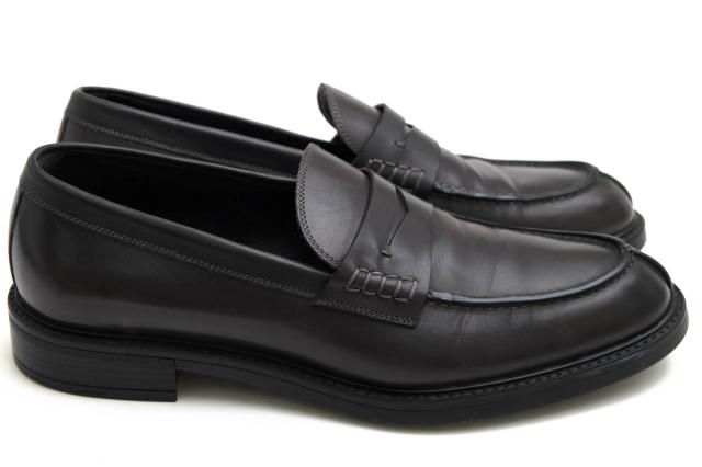 ○セルジオロッシ Sergio Rossi 牛革 カーフ コインローファー