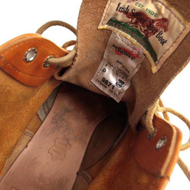 ○レッドウィング RED WING 復刻 犬タグ ゴールドラセット セコイア