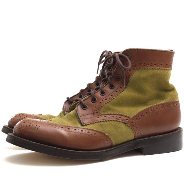 ✳︎Tricker'sレースアップブーツ＊ウィングチップ m2508-aco-1.jpg