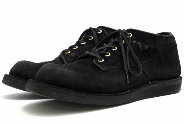 ○フラットヘッド FLAT HEAD クードゥー クーズー ワークブーツ FN-FB-101 KUDU SUEDE OXFORD BOOTS セミドレスブーツ クレープソ 中古