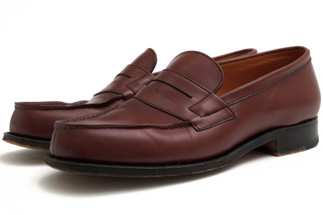 ○42NDロイヤルハイランド 42ND  HIGHLAND 牛革 カーフ ローファー 1002 スリッポン レザーソール グッドイヤーウェル  中古