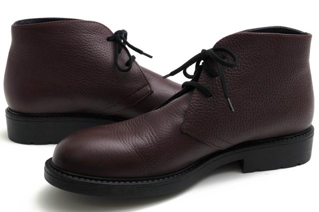 ○バーニーズニューヨーク BARNEYS NEWYORK 牛革 カーフ チャッカ 