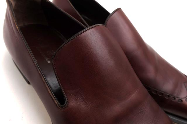 ○サンローラン YVES SAINT LAURENT rive gauche リヴゴーシュ カーフ