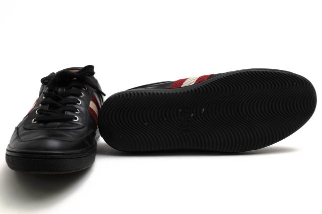 ○バリー BALLY 牛革 カーフ ローカットスニーカー ORIANO バリーストライプ メンズ 【中古】 中古_6