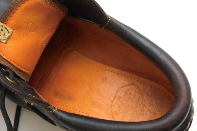 ○ビズビム VISVIM 米国ホーウィン社クロムエクセル 牛革 デッキシューズ AMERICANA DECK CREPE-FOLK クレープソール モカシン メ 中古_7