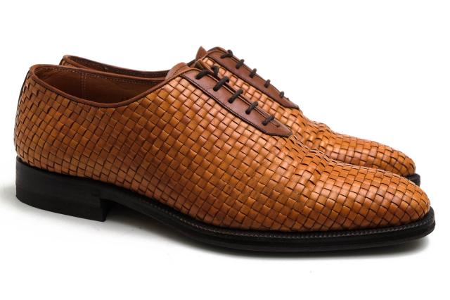 ○ロエベ LOEWE 牛革 カーフ ビジネスシューズ メッシュ・イントレチャート レザーソール メンズ 【中古】 中古 ○ロエベ LOEWE 牛革 カーフ ビジネスシューズ メッシュ・イントレ