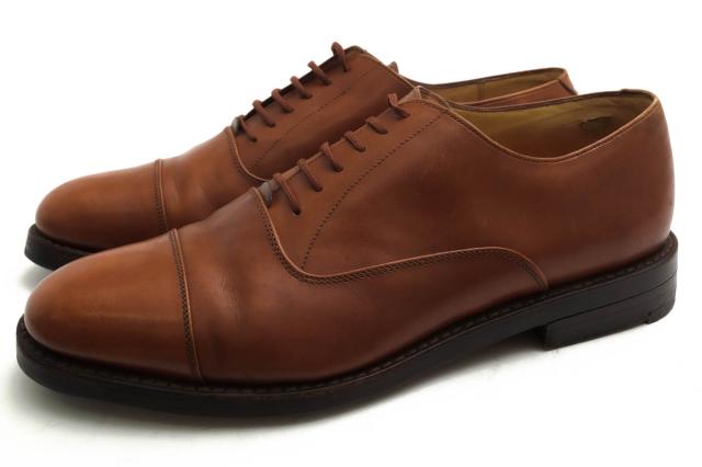 ○パラブーツ Paraboot 牛革 カーフ ビジネスシューズ 897 ストレートチップ レザーソール メンズ 【中古】 中古