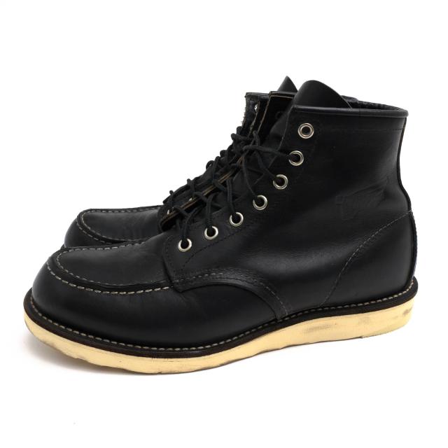 RED WING 黒 ワークブーツ