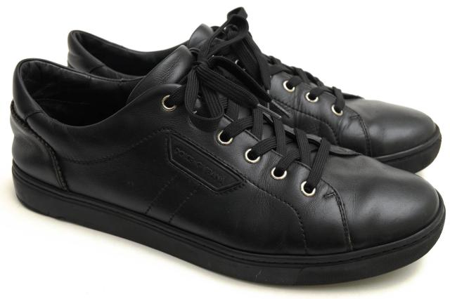 ○ドルガバ DOLCE＆GABBANA 牛革 カーフ ローカットスニーカー CS1362 LONDON メンズ 【中古】 中古 ○ドルガバ DOLCE＆GABBANA 牛革 カーフ ローカットスニーカー CS1362