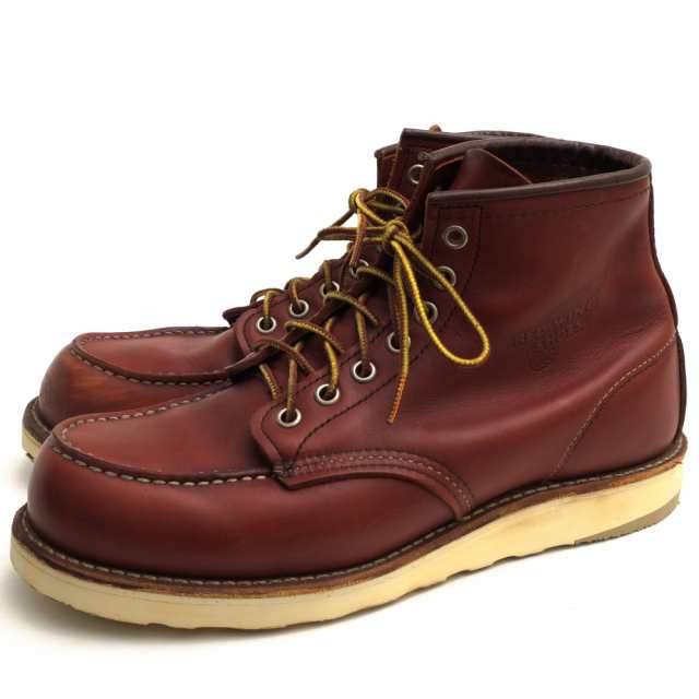 ○レッドウィング RED WING Copper Worksmith クーパー ウォークスミス 牛革 ワークブーツ 9106 Heritage 6inch MOC Toe IRISH SET 中古