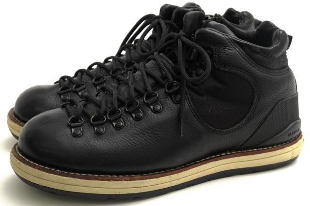 ○ビズビム VISVIM FIL EXCLUSIVE 米国ホーウィン社ベジタブルタンニングレザー 牛革 マウンテンブーツ SERRA VEGGIE サイドジップ 中古