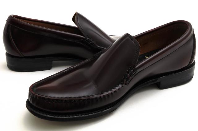 ○シェットランドフォックス SHETLANDFOX 牛革 ヴァンプローファー