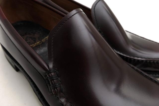 ○シェットランドフォックス SHETLANDFOX 牛革 ヴァンプローファー