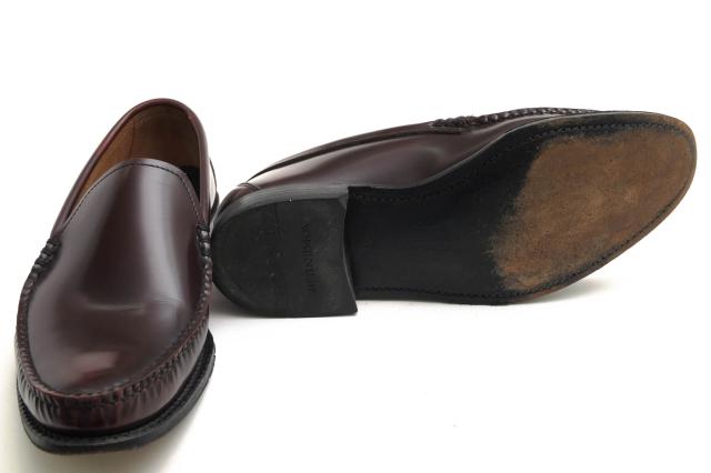 ○シェットランドフォックス SHETLANDFOX 牛革 ヴァンプローファー